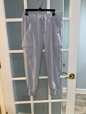 All in Motion Cargo Jogger Pants Athleisure Stretch Womens L Gray Athletic